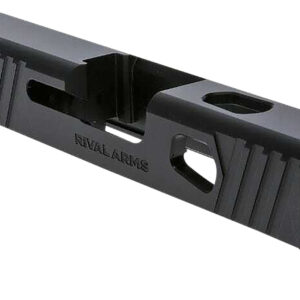 Rival Arms RA10G305A Precision Slide A1 Compatible w/Glock 43 Gen3, 9mm Luger Black QPQ Stainless Steel, RMR Cut Sights