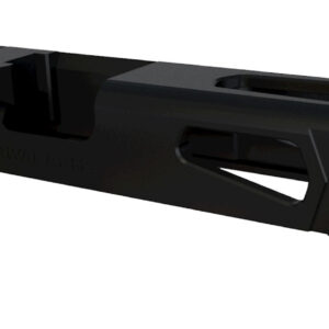 Rival Arms RA10G105A Precision Slide A1 QPQ Black 17-4 Stainless Steel with Front/Rear Serrations & Doctor Optic Cut for Glock 17 Gen3