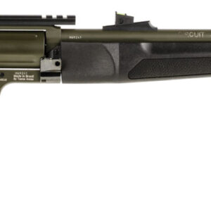 Rossi SCJT4510B Circuit Judge  45 Colt (LC) Caliber or 410 Gauge with 5rd Capacity, 18.50" Barrel, Moss Green Cerakote Metal Finish & Black Fixed Thumbhole Stock Right Hand (Full Size)