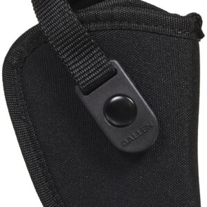 Allen 44809 Cortez OWB, Size 09 Black Polyester, Fits Small Frame 5rd Revolver w/Hammer Spur, Belt Loop Mount Right Hand