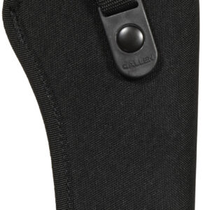 Allen 44818 Cortez Size 18 OWB Style Black Polyester, Adjustable Strap & Belt Loop Mount Type fits 6" Barrel DA Revolver with Full Lug Right Hand