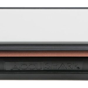 AccuSharp 025C Tri-Stone Deluxe Sharpening System Coarse, Medium, Fine Diamond, Alumina, Ceramic Sharpener Rubber Handle