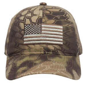 Outdoor Cap 120159-1-8 USA Flag  Kryptek Highlander Adjustable Snapback OSFA Unstructured