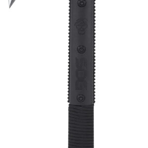S.O.G SOGSK1001CP Survival Hawk 3" Blade 2Cr13MoV SS Blade Black w/Reflective Paracord GRN Handle 12.10" Long Tomahawk