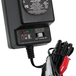 Wildgame Innovations WGIWGIBC0005 Battery Charger  Black 6 Volt-12 Volt