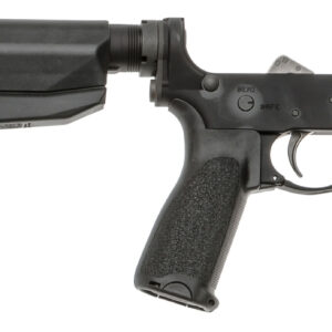 BCM LRGSTKMOD0BLK BCM Lower MOD 0 Multi-Caliber 7075-T6 Aluminum Black Synthetic Pistol Grip & Stock for AR-Platform