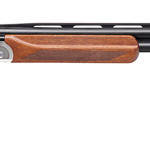 Stevens 18748 555 Sporting 12 Gauge 3" 2rd 30" Vent Rib Barrel, Silver Aluminum Receiver,  Turkish Walnut Adjustable Comb Stock