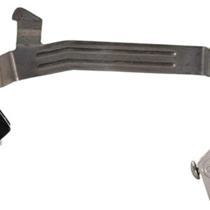 Timney Triggers ALPHAGLOCK34SILVR Alpha Competition 9mm Luger/40 S&W, Silver Straight Trigger, Compatible w/Glock Gen3-4