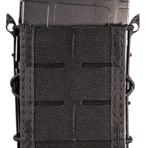 High Speed Gear 41TA00BK TACO Duty Single Rifle Mag Pouch, Black Nylon with MOLLE Exterior, Fits MOLLE & 2" Belt