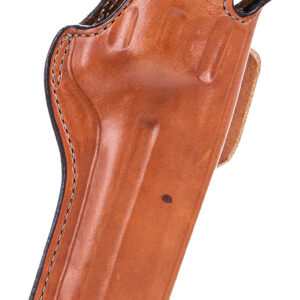 Bianchi 10237 5BHL Thumbsnap OWB Size 06 Tan Leather Belt Loop Fits Ruger GP100/Colt King Python Right Hand