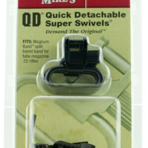 Uncle Mike's 10712 Magnum Band Swivel Set Quick Detach 115 U22 1" Fits .420-.470" Diameter Mag Tubes w/o Dismantling Gun