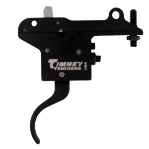 Timney Triggers 401 Featherweight  Curved Trigger with 3 lbs Draw Weight & Black Finish for Winchester 70 Right