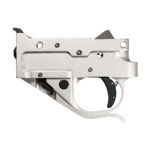 Timney Triggers 10221C16 Replacement Trigger  Single-Stage Curved Trigger with 2.75 lbs Draw Weight & Silver/Black Finish for Ruger 10/22