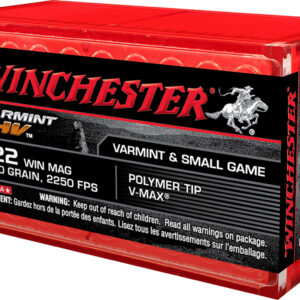 Winchester Ammo S22M2PT Varmint HV  22WMR 30gr Hornady V Max 50 Per Box/20 Case