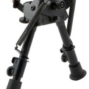 Harris Bipods BRS Swivel BR Swivel Stud, 6-9", Black Steel/Aluminum, Rubber Feet