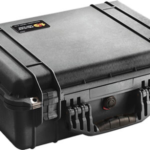 Pelican 1520000110 Protector Case Black Polypropylene Holds Handgun