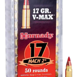 Hornady 83177 Varmint Express 17 HM2 17 gr Hornady V Max 50 Per Box/ 100 Case