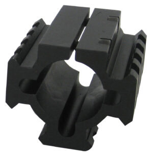 TacStar 1081100 Shotgun Rail Mount Black 1.80" Long