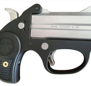 Bond Arms STINGER 9MM 3" 2 Rounds Silver/Black