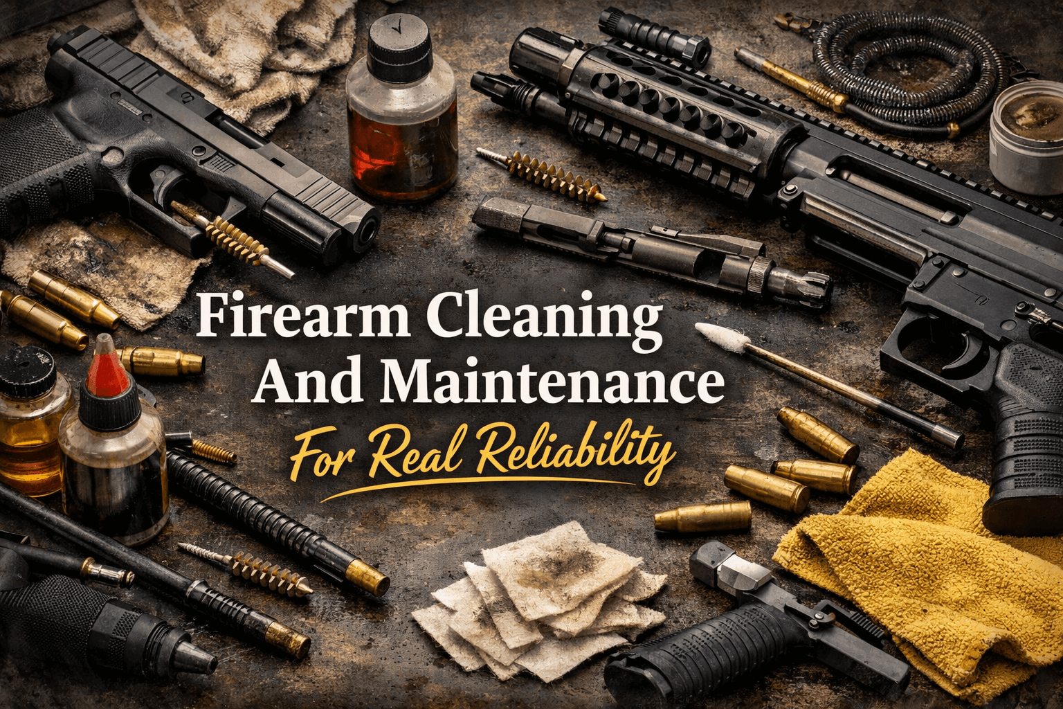 Firearm Cleaning And Maintenance For Real Reliability