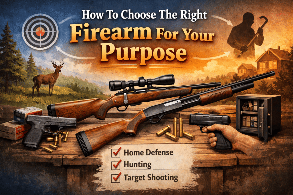 How To Choose The Right Firearm For Your Purpose