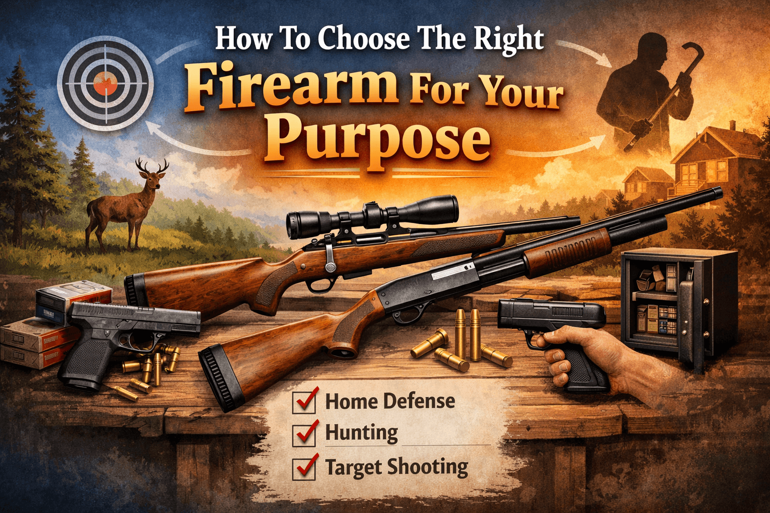 How To Choose The Right Firearm For Your Purpose