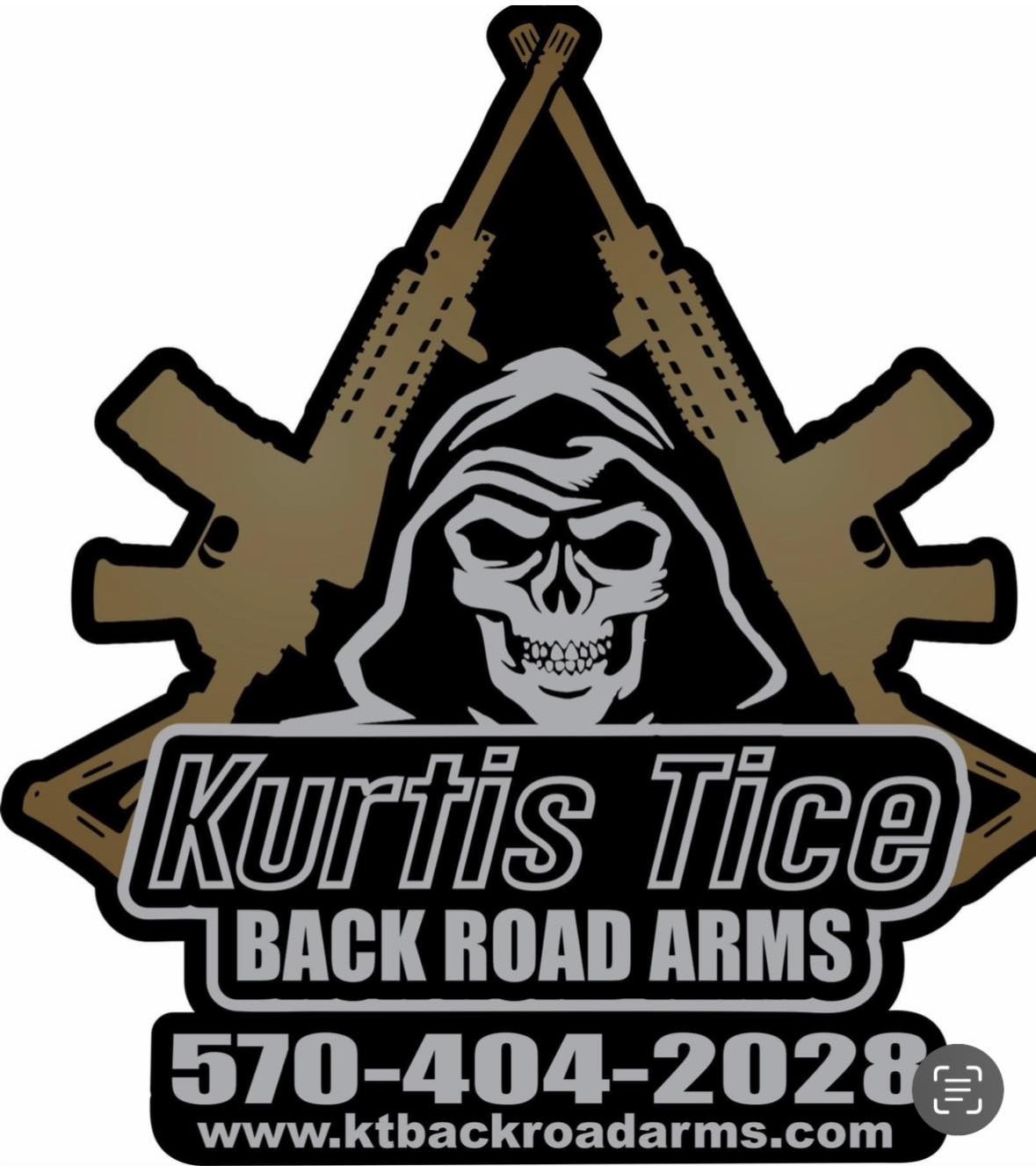 KT Back Road Arms Logo