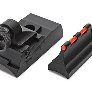Traditions Peep Sight Fiber Optic Sight System Fits Traditions & CVA Straight Non-tapered Barrels