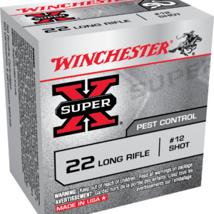WINCHESTER SUPER X PEST CONTROL 22LR 25GR #12SHT 50RD BX 5000RD CASE