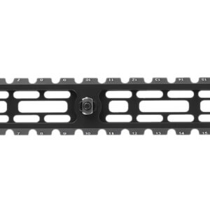 Leapers TLUMA04 ARCA Rail 9 Slot M-LOK Matte Black Anodized Aluminum 14.20" Long M-LOK Mount